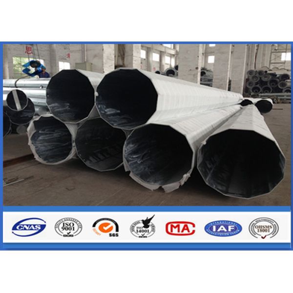 Buy cheap 69KV Galvanized Sub Transmission Electric Utility Pole / Power Distribution Pole from wholesalers