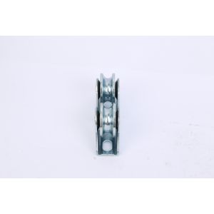 Buy cheap heavy duty double bearings two-wheels sliding gate sliding gate roller wheel metal accessories from wholesalers