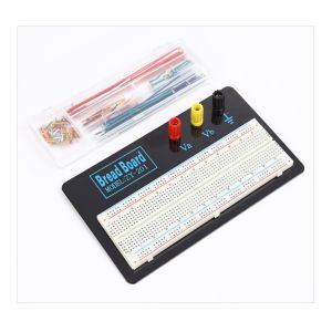 Buy cheap White Solderless Transparent Breadboard And Wire Kit With Metal Plate from wholesalers