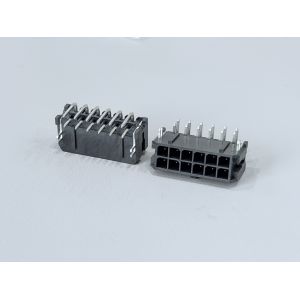 Buy cheap Micro Fit 3.0 2x6 Pin Header Connector, 3.00mm Pitch Side Entry PCB Power Signal Interface for Automotive Control, Industrial Automation, Server from wholesalers