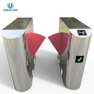 Buy cheap Office Building Rotating Flap Turnstile Gate Bi Directional Pass from wholesalers