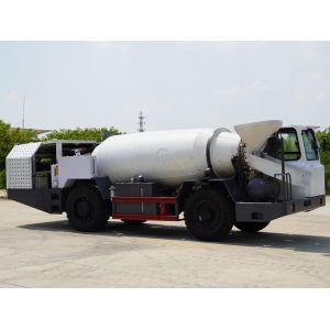 Buy cheap Underground Coal Mining Trackless Rubber Wheel Car Wc4bj Concrete Mixer from wholesalers
