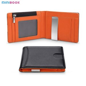 Genuine Leather Anti-Theft Customized Drawing Multi-Function RFID Wallet for Men