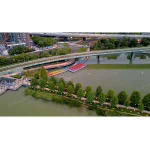 Marinas Aluminum Floating Pontoon Customized 6061 Private Dock Pier Pontoon