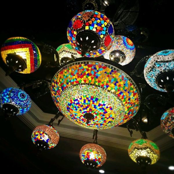 Mediterranean Style Decoration Handmade Turkish Pendant Light(WH-DC-23)