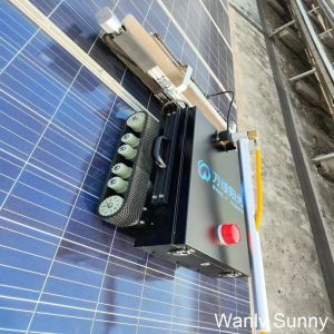 1100 mm Wide Rolling Brush WLS-7 Solar Panel Cleaning Machine for Effective