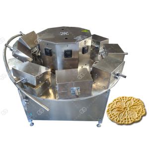 Buy cheap Italian Waffle Cookies Baking Machine , Pizzelle Maker Machine 1200PCS / H from wholesalers