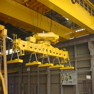 Buy cheap High Strength Electromagnetic Crane Double Girder 50 Ton Overhead Crane from wholesalers