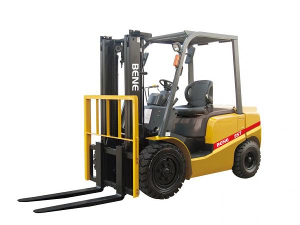 Buy cheap BENE 3.0ton diesel forklift with isuzu engine 3.0t forklift truck with triplex mast from wholesalers