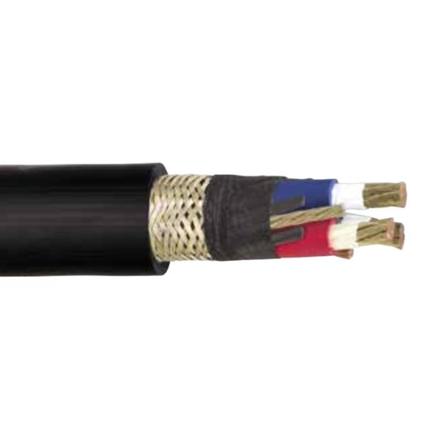 Quality VFD-BGC Power 3 Conductor Power Cable EPR / CPE 2000 Volts Radiation Resistance for sale