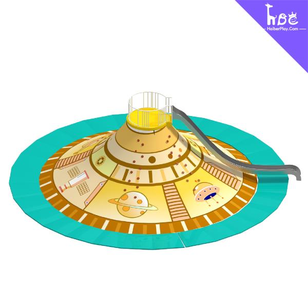 Buy cheap 3.5M Volcano Slip And Slide Playground Equipment Indoor Commercia High Safety from wholesalers