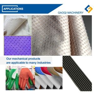 Customized GAOQI Powder Dot Transfer Double Dot Coating Machine Interlining for