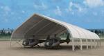 Giant 50m X 60m Airplane Hangar Tents Aluminium Frame Pcv Fabric