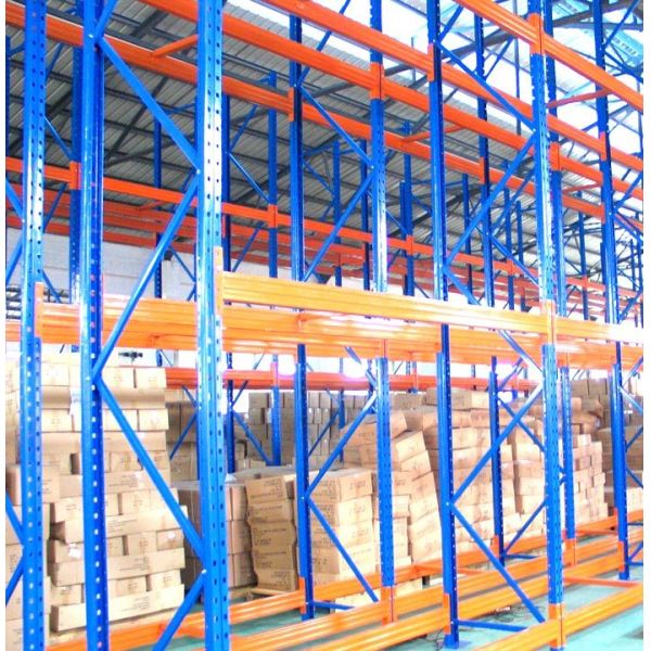 Buy cheap Blue Orange Selective Warehouse Pallet Racks Solutions Adjustable from wholesalers