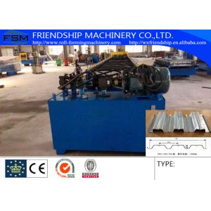 Buy cheap 1.0-2.0MM Thickness Galvanized Steel Metal  Floor Deck Panel  Roll Forming Machine With 19 Forming Stations from wholesalers