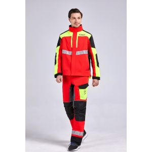 Buy cheap Multi Layer Nylon Fabric Chainsaw Protective Clothing Breathable , Chainsaw product