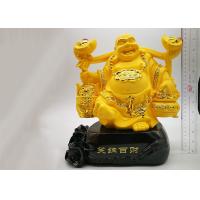 Buy cheap Poly Resin Custom Trophy Cup , Gold Plated Laughing Buddha Religious Crafts product