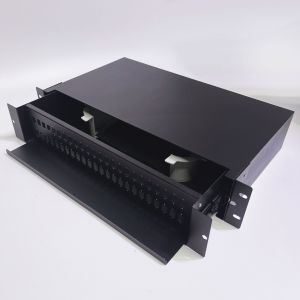 Buy cheap 19 Inch Standard Rack Mountable Fiber Optic Patch Panel with Drawer Type and Max 192fo LC Quad Adapter from wholesalers
