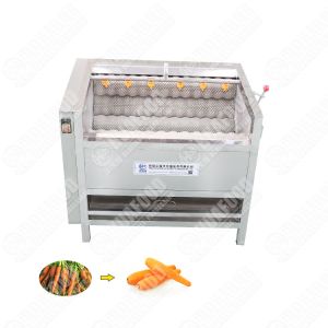 Brush Potato Cleaning Machine Automatic Root Washing Peeling Machine