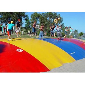 UV Resistant Colorful Inflatable Theme Park / Kangaroo Jumper Pillow On Land