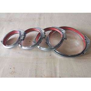 Buy cheap Quick Release Round Galvanized Duct Clamps With External Threads from wholesalers
