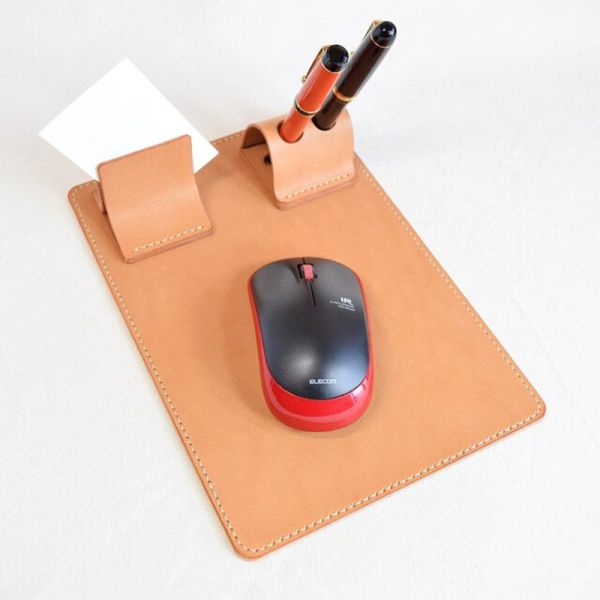 Quality Ergonomic Design Leather Pen Holder Nonslip Foldable Recycled With LED Lights for sale
