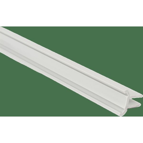 Quality White Internal PP Profile Channel Plastic Extrusion Single Color Door Weather Stripping Customized for sale