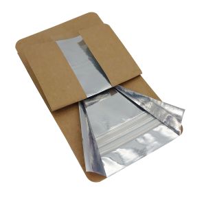 Buy cheap Custom Logo Stand Up Coffee Bags Kraft Resealable Pouches from wholesalers