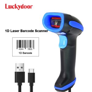 Buy cheap Wired Handheld Bar Code Scanner Adjustable Stand Automatic 1D Support Windows/Mac/Linux from wholesalers