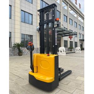 1.5 Ton Rising Height 3.5m Step Through All Electric Discount Stacker Truck