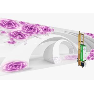Buy cheap Inkjet 3d CMYK Uv Wall Printer Customizable Blank Automatic Skip from wholesalers