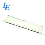 Buy cheap 0.5U FTP 24 Port Network Patch Panel Suitable For 22 / 23 / 24 / 26AWG Solid Wires from wholesalers