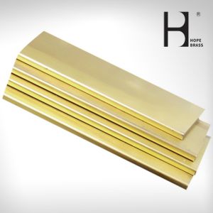 Buy cheap OEM Golden Abrasion Resistant Brass Flat Bars With Anodizing Surface from wholesalers