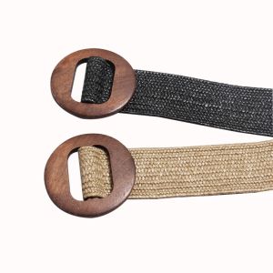 Webbing 4.8cm Width Invisible Elastic Belt Buckleless Clothing Braided