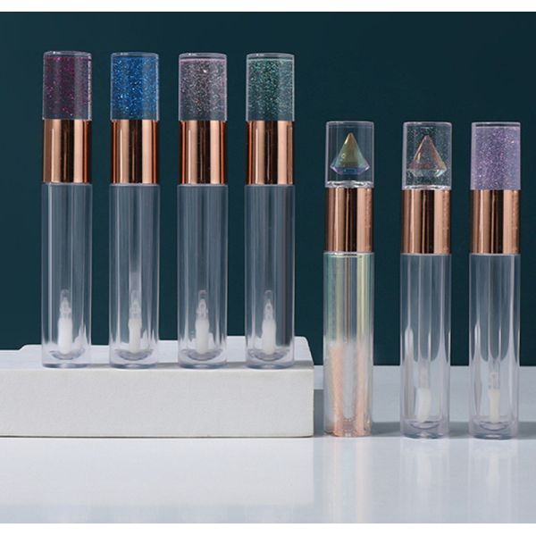 Buy cheap 6.5ml PETG Clear Empty Lip Gloss Tubes With Wand Hot Stamping from wholesalers