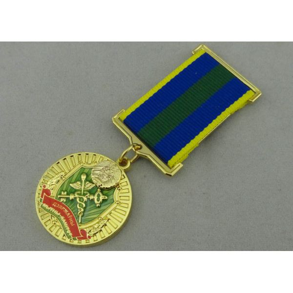 Quality Zinc Alloy Custom Awards Medals Die Casting with Transparent Enamel for sale
