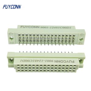 Buy cheap 3 rows 48 Pin DIN 41612 Connector Vertical Female Straight PCB Eurocard Connector 2.54mm pitch from wholesalers