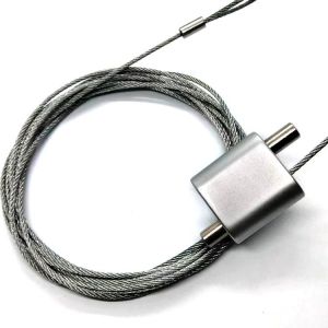 Buy cheap Stainless Steel Cable Looping Gripper with 5000 N Break Load and 30*30MM Size for Easy Install Hanging Systems from wholesalers