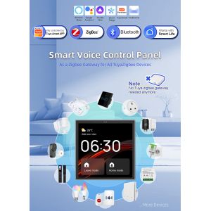 Buy cheap wide Range Smart Display Controller Smart Home Touch Screen Panel Multiple Protocols Function built-in vioce functions from wholesalers