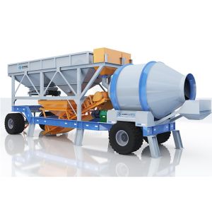 Buy cheap Automatic Mobile Concrete Mixing Plant For Highway 60m3/H Strong Load Capacity from wholesalers