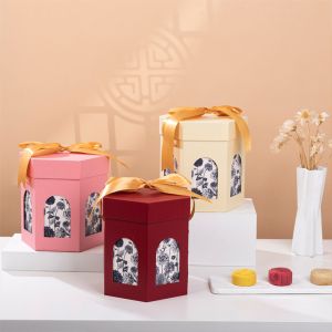 Buy cheap Customized Creative Hexagonal Heaven And Earth Cover Packaging Color Box from wholesalers