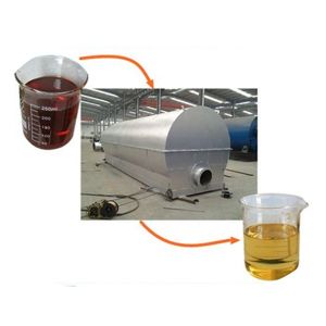Buy cheap Vacuum Waste Oil Recycling to Diesel Distillation Plant 7.2-9 Tons Output in 24 Hours from wholesalers
