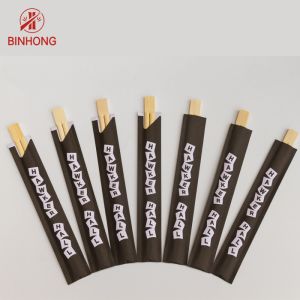 Buy cheap Disposable 21cm Bamboo Sushi Chopsticks With Paper Sleeve from wholesalers