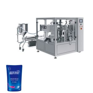 Buy cheap Industrial Laundry Liquid Packaging Machine Automatic Premade Pouch Packing Machine from wholesalers