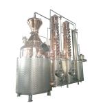 Buy cheap 2000lt Red Copper Alcohol Distillation Column Equipment for Processing Types Alcohol from wholesalers