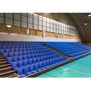 Buy cheap Retractable seating Automatic Telescopic Tribunes With Folding Plastic Seat from wholesalers