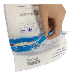 Buy cheap Moisture Proof Tamper Evident Security Bags Transparent / Opaque White Optional from wholesalers