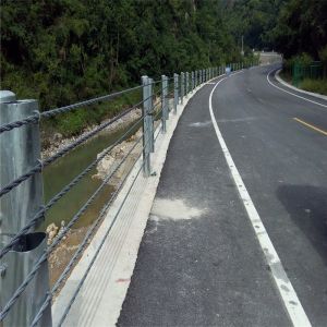 Buy cheap Road Traffic Safe Cable Barrier Steel Wire Rope Guardrails with Customized Color from wholesalers