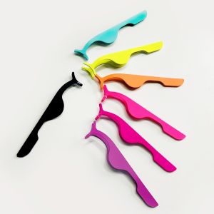 Buy cheap Reusable Beauty Makeup Tools Applicators SS Eyelash Tweezers Customized from wholesalers