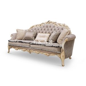Buy cheap Luxury New Model European Design Royal Leather Sofa Set from wholesalers